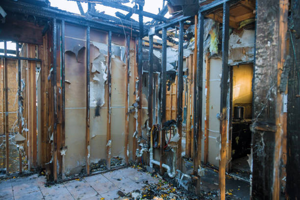Professional Fire Damage Assessment technician working in Adamstown, PA